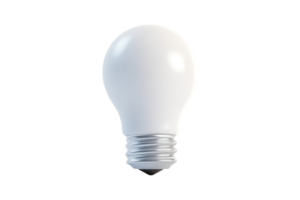 Illuminate ideas with a light bulb symbol for creative design projects png