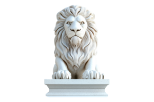 Majestic lion symbol displayed on a front view isolated art concept for branding png