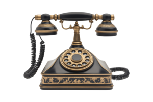 Isolated phone receiver symbol on for digital communication graphic design visual content png