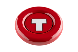 Isolated power button symbol on for design and technology use png