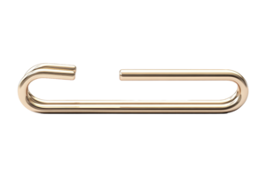 Creative uses for paper clips office setting product photography minimalist background close-up view png