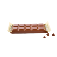 A chocolate bar with a piece of chocolate on it png