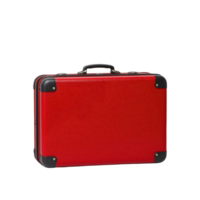 A red suitcase on a black background png