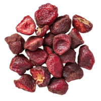 dried red berries on a white background png