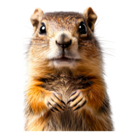 Close-Up of a Cute and Curious Squirrel with Bright Eyes png
