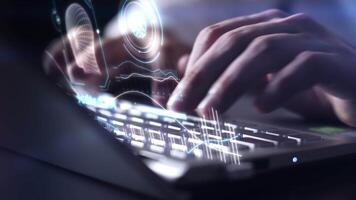 The use of artificial intelligence in corporate work. video