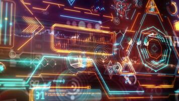 Digital space consisting of an array of data. video