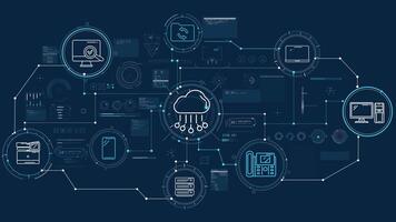 Cloud technologies revolutionizing business operations. video