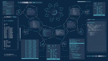 Animated infographics about programming and mobile device. video
