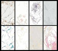 White Marble Abstract Backgrounds with Subtle Fluid Ink Effects vector