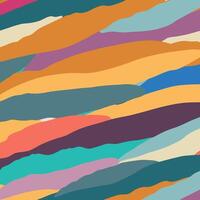 A colorful abstract pattern with waves and stripes vector
