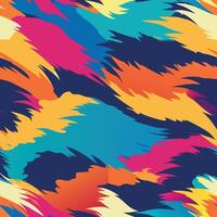 Abstract background with colorful waves vector