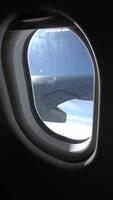 The plane is making a turn to adjust its course video