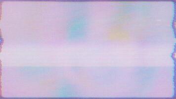 a purple and blue holographic background with a white border video