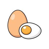 Chicken eggs icon isolated on white background vector