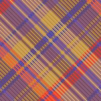 Tartan plaid pattern with dark color. vector