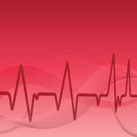 Heartbeats image background vector