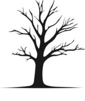 Tree icon art design silhouette white background vector