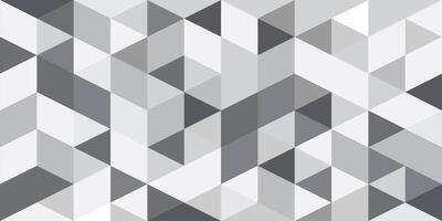 Black and White Abstract geometric cube and triangle angular colorful pattern. Background for layout design and poster vector