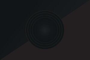 black abstract background with geometric paper layer, Black background Geometric banner design, illustration. vector