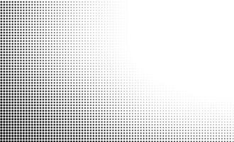 Monochrome halftone pattern with a gradient transition and clean minimalistic design. vector