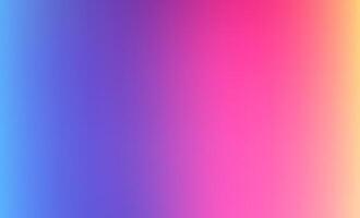 Colorful gradient with blue, purple, and pink tones blended into a seamless abstract design. vector