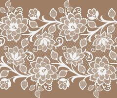 floral lace pattern and Ethnic Textile neckline design and motif for textile branding Fabric illustration Design for cover, fabric, textile, wrapping paper vector