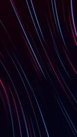 Stylish gaming background with glowing red and blue neon light beams flowing diagonally across the frame. Full HD and looping vertical motion background animation. video
