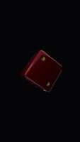 A red square on a black background video