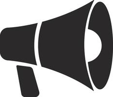 Loudspeaker Announcement Icon Public Address, Marketing, Communication vector