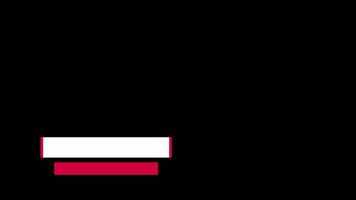 Modern red and white lower third animation title and subtitle. Lower Third Templates for Editors. video