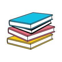 Stack of Books Academic and Literary Symbol for Learning and Knowledge Enthusiasts vector