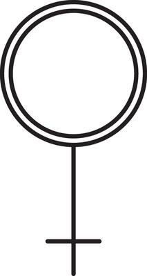 sex icon woman, simple linear black and white icons, isolated on a white background, doodle and sketch style, hand drawing