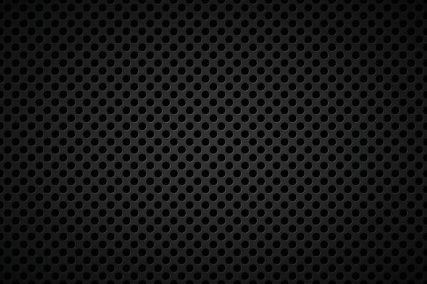 Perforated black metallic background, abstract background illustration