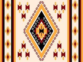 Tribal geometric background. Ethnic seamless pattern. Aztec Boho geometric seamless pattern. Navajo pattern design. Native American style. vector