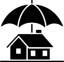 Home protection represents an icon vector