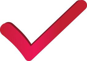a check mark is shown on a white background vector