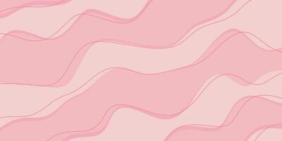 valentine pink background with copy space area, design with wave pattern. template for banner, greeting card, flyer, social media, presentation, web. vector