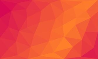 Abstract triangle pattern background texture. geometric low polygon pink and orange gradient design for wallpaper, greeting, banner, page surface, business, presentation, advertising vector