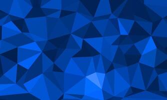 Background with dark blue color triangle pattern texture. Modern mosaic concept illustration design vector