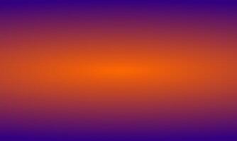 Abstract orange and blue violet color gradient spotlight background. Blurred gradation art backdrop template vector