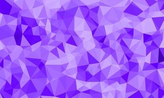 Light violet flat polygon abstract shape. Irregular triangle pattern element texture design. Suitable for backdrop banner, cover, website, advertising, idea, decoration, page vector