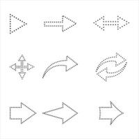 arrows and pointers set vector