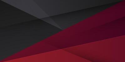 Futuristic abstract dark red and gray background. Overlap on dark color geometric pattern design. Modern overlap papercut background illustration. vector