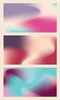 Pearlescent pastel color gradient Background. Soft Abstract Backdrop. colorful wallpaper. Vibrant Fluid. Abstract Gradient. gradation texture vector