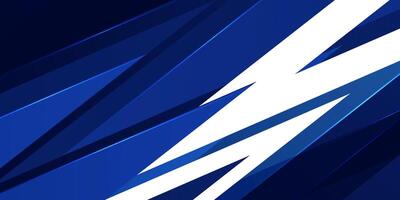 Abstract blue 3D sport background. Overlap triangle shapes pattern. vector