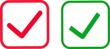 tick mark icon button set. set quality sign vector