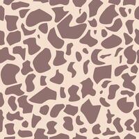 Brown Terrazzo seamless pattern for background. vector