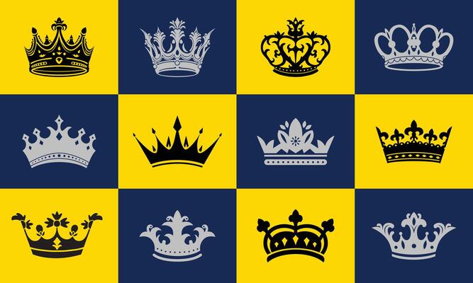 Regal Crown Illustrations and Prestigious Symbols
