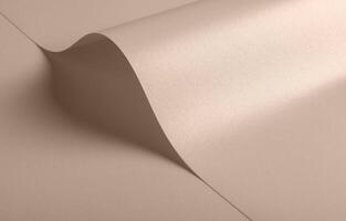 Mocha Mousse, 2025 color of year shiny paper background in soft brown and beige tones photo